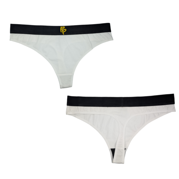 4-Pack Peachy Pastels Thong Panties -Neutral